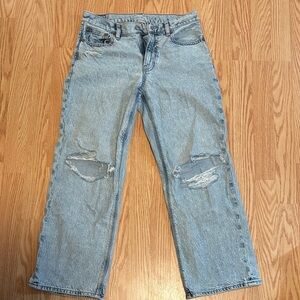 Light Blue Distressed Women’s Jeans